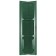 PPK parapet for a fence span of 0.5 brick, 50 × 13 × 1.5 cm, green, “flexible tile”