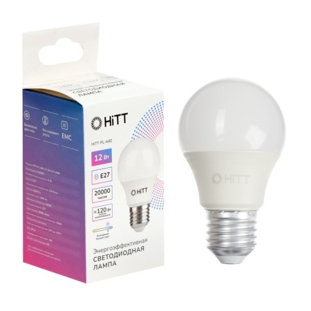 Hitt-PL, A60, 12 W, 230 V, E27, 6500 K lamp