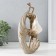 Polystone souvenir "Eluck" bronze, sand-white 17.5x7.5x29 cm
