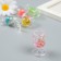 Decor for creativity Plastic "Glamp Gumming with sparkles" MIX 2x2x3.9 cm