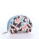 Monetnik's wallet with a zipper, color mix