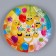 Set of paper dishes disposable emoticons ”: 6 plates, 1 garland, 6 glasses, 6 caps