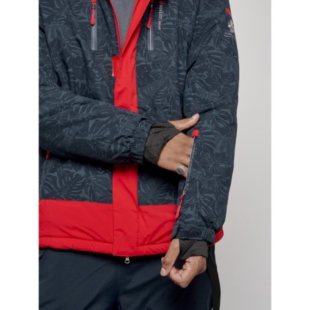Male winter ski costume, size 48, dark blue color-10