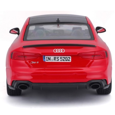 BBURAGO AUDI RS 5 Coupe, Die-Cast, 1:24, opening doors, red red-3