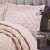 A set with a "Paola" bedspread, size 240x260 cm, 50x70 cm - 2 pcs, shampan color