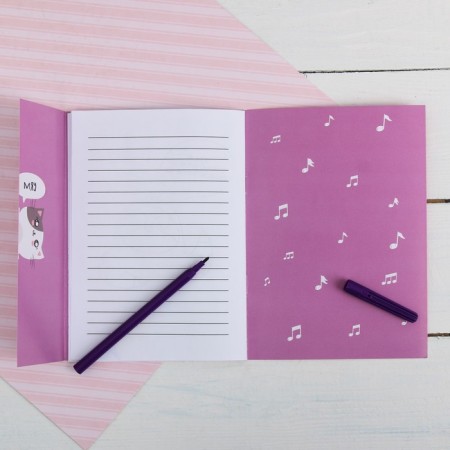 Notepad Coloring Painting 12 sheets, 130x180 "Notepad for creative cats"-4