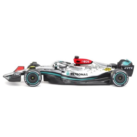 Racing machine BBURAGO Mercedes-AMG F1 W13 LH, DIE-CAST, 1:43-1
