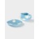 Tea couple 220 ml "cloud" manual painting, saucer 16*1.5 mug 12*9.5*7.5