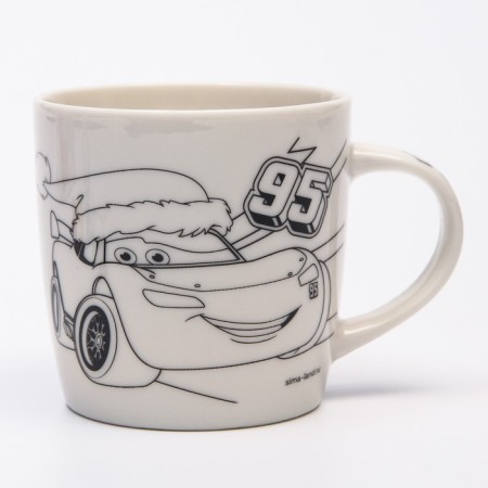 Set of mug for coloring, 300 ml "lightning!", Cars-3
