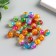 Beads for creativity plastic "Broken glass" set 20 grams, d = 1 cm, mix