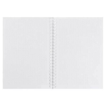 Notebook A5, AbstRaction, 80 sheets, in a cage on a crest, a solid cover, Soft-Tach lamination, title sheet, internal block 70-2