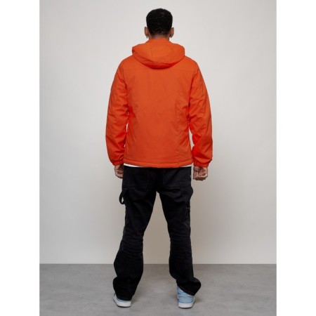 Sports male jacket, size 56, orange color-6