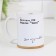 Sublimation mug "defective mug", with application