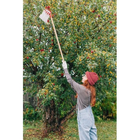 Fruiter with a bag, on a wooden cuttings, 120 cm, mix, Greengo-5