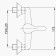 Shower mixer Istok Life 0402.727, single -leaf, cartridge 35 mm