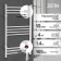 Electric heated towel rail ZEIN PE-08 "Bohemia", 500x800 mm, 10 crossbars, white