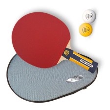 A set for table tennis ATEMI Exclusive: 1 racket, cover, 2 goals