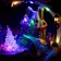 LED figure "Square with a fountain" 23 × 19 × 16 cm, polystone, batteries AAAX2 (not in the kit), glow of multi