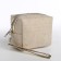 Lightning cosmetic bag, beige color