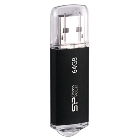 USB flash drive Silicon Power 64gb Ultima II-I SERIES SP064GBUF2M01V1K USB2.0 Black