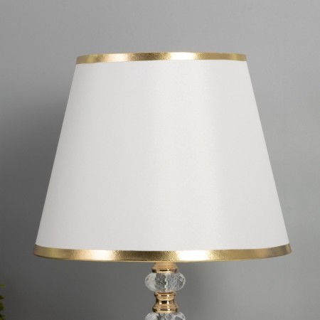 Table lamp "Edict" 1x40W E27 white/gold 27x27x45cm-2
