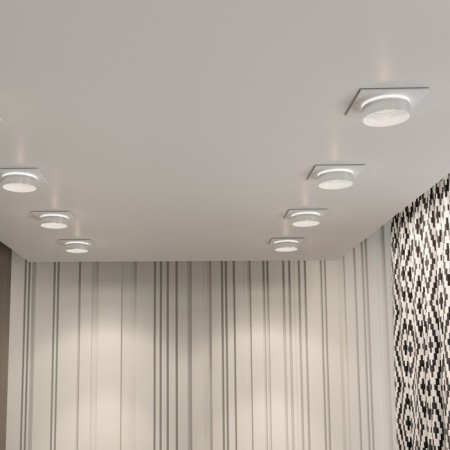 The lamp is built -in moisture -proof Novotech. Water, 9W, GU10, 40x92x92 mm, white color-2