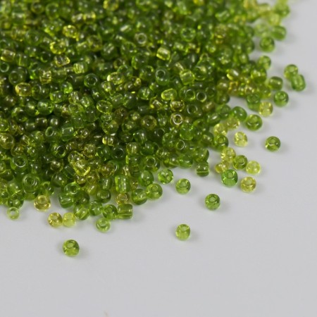 Glass bead 12/0 "salad" transparent 450 gr mix-1