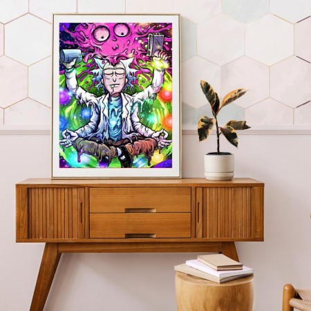 Picture on the numbers "Many -armed. Rick and Morty ", 40 × 50 cm, 26 colors-2