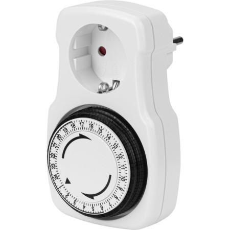 Rosetre Timer Rev, mechanical, 3680 watts, up to 96 st./Off. day, interval 15 minutes, white-1