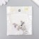 Decor for creativity metal, rhinestones "Two swan" silver, pink 1.5x1.8 cm