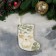 Nosok for gifts "Deer, Potal" 11x16 cm, gold
