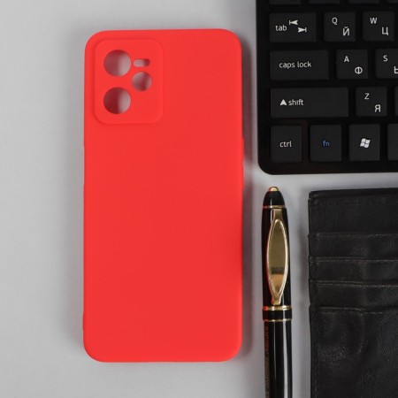 PERO cover for Realme C35, silicone, red