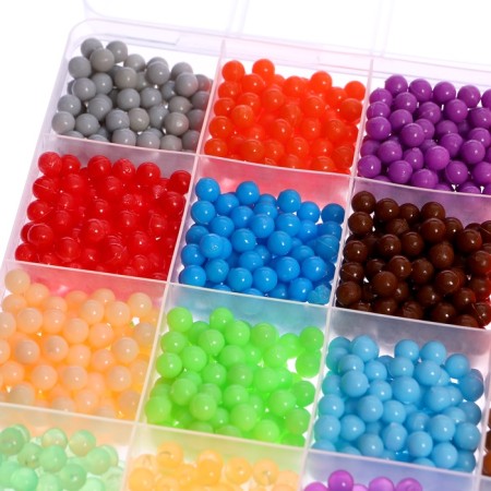 Aquamosaic "Make a keychain", 2 basics, 24 stencils, 2400 balls-12