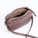 Richet Cross-Boda Bag on a zipper, external pocket, brown color