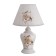 Table lamp "Bird in the flower garden" gray E14 220V 35x24.5x24.5 cm