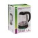 Electric kettle Homestar HS-1018, glass, 1.8 l, 1500 watts, black
