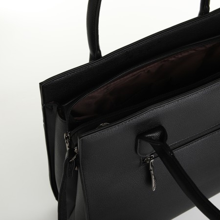 Bag Women's Tout, on a zipper, black color-6