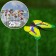 Plug "butterfly Charlene" 3x4cm/30cm, set 25pcs, mix