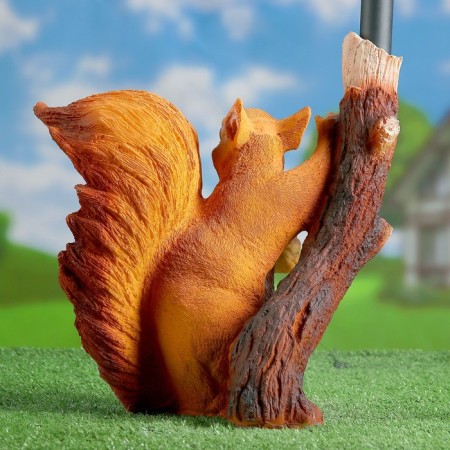 Garden Lanter "Squirrel with a branch-background" 33cm-3