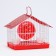 Rodent cell equipped RT-2T, 22 x 16 x 20 cm, red