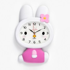 Детские настенные часы "Зайчик", плавный ход, 27 х 4.5 х 40 см