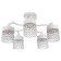 Chandelier gallop "Lika" 5x60W E27 white