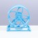 Wheel on a stand for rodents, wheel diameter 12.5 cm, 14 x 3 x 9 cm, blue