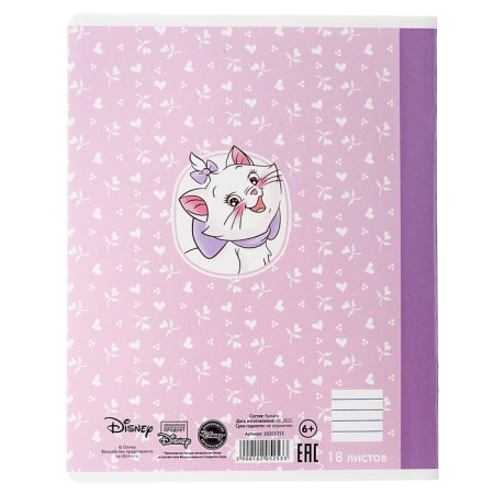 Notebook in the line of 18 sheets, 5 types of mix, cover coated cardboard, cats aristocrats-10