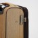 Small suitcase 20 "on lightning, code castle, with extension, beige color