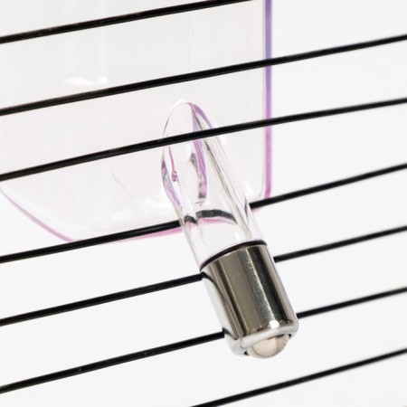 External drinker for a cage, 500 ml, pink-5