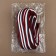 Braid knitted lamps 40 mm, 9.1 ± 0.5 m, burgundy/green/white color