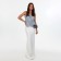 Female clutch, valve department, long chain, silver color