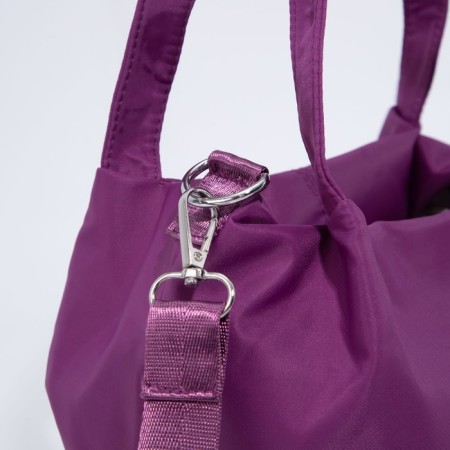 Lugus bag with a zipper, purple color-3