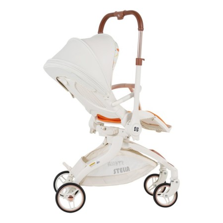 Walking stroller Farfello Stella STL, Color Perfect White-11